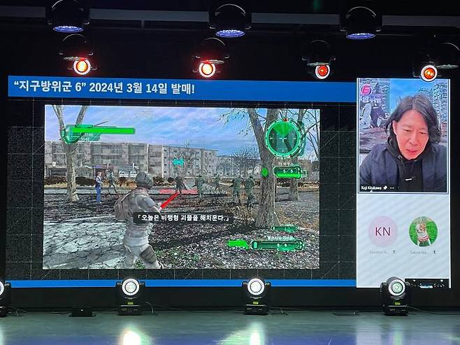 한국어 음성 자막을 지원한다