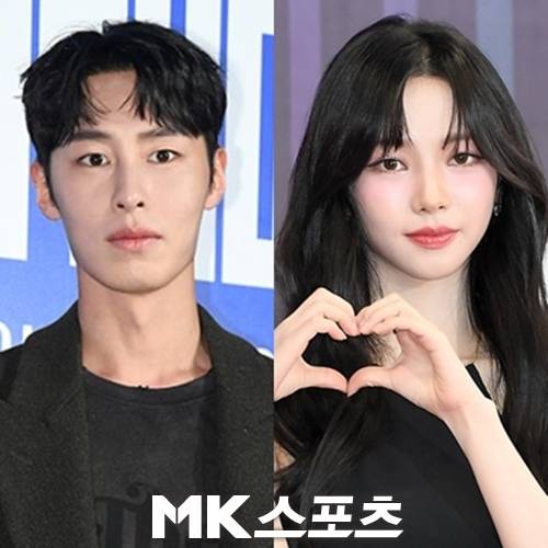 배우 이재욱과 그룹 에스파의 카리나가 핑크빛 열애를 공식화했다. 사진 = 천정환 기자