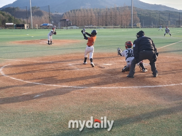 28일 토너먼트 경기 장면. /순창 팔덕야구장=심재희 기자