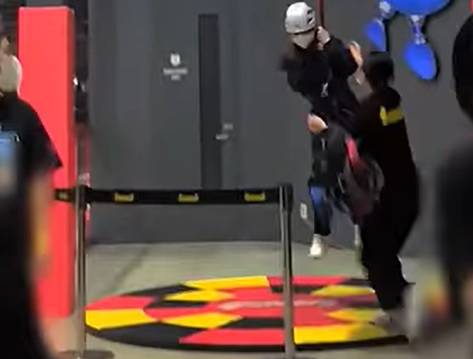 유튜브에 올라온 스타필드 번지점프 영상[유튜브 영상 캡처]