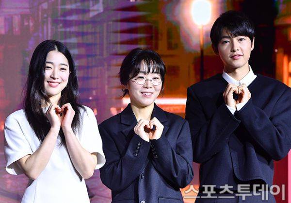로기완 제작보고회 송중기 최성은 김희진 감독 / 사진=팽현준 기자