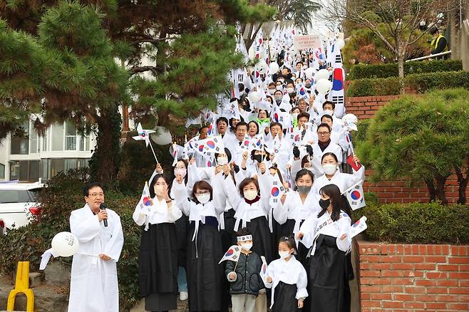 3·1만세운동 재현행사 [대구 중구청 제공.재판매 및 DB금지]