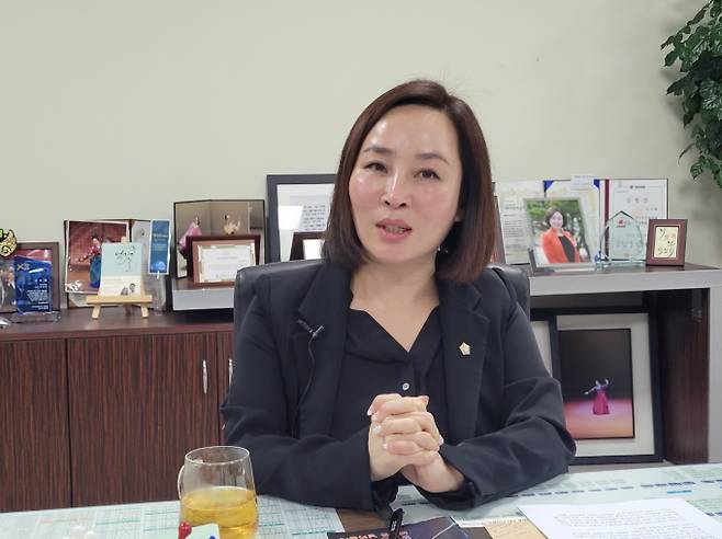하남시의회 박진희 부의장. /사진=이건구 기자