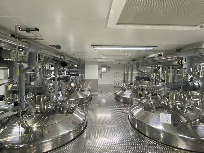 GC녹십자 충북 오창공장의 '혈액제제 분획(Fractionation)' 장비. GC녹십자 제공