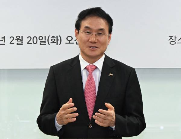 국민일보 교회건축 자문위 윤승지 회장이 지난 20일 서울 여의도 국민일보빌딩에서 진행된 위촉식에서 인사말을 하고 있다. 이한형 기자