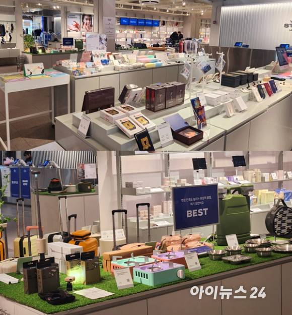 서울 성수동에 위치한 '공간 와디즈'에서는 펀딩에 성공한 제품들을 직접 구입할 수 있다. [사진=김태헌 기자]