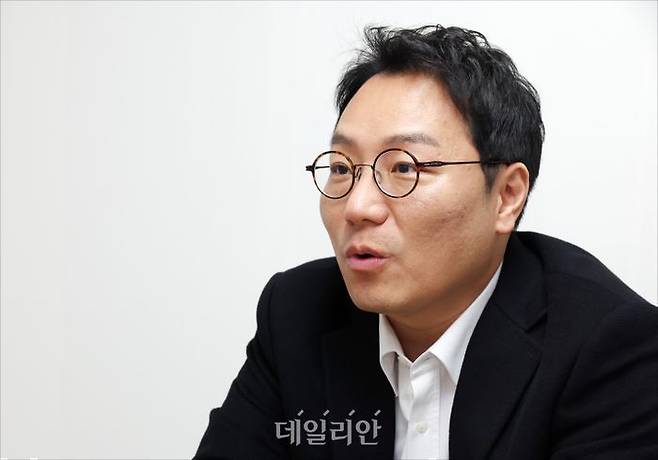 김일호 국민의힘 서울 강서병 예비후보가 29일 오후 서울 강서구 선거사무소에서 데일리안과 인터뷰를 하고 있다. ⓒ데일리안 홍금표 기자