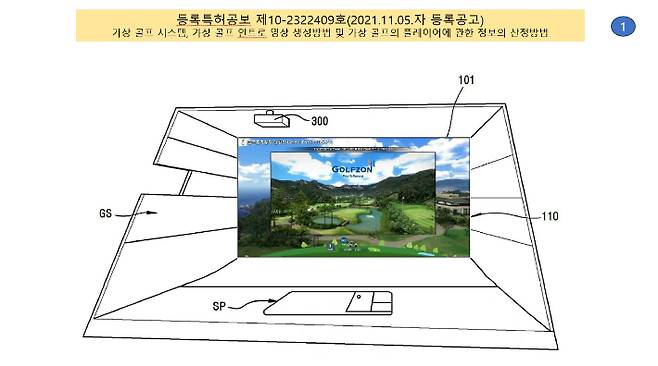 스크린스포츠 특허도면. 특허청 제공