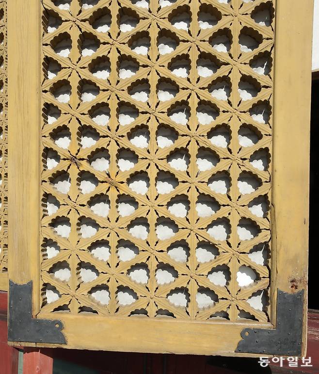 창호문 나무 문양