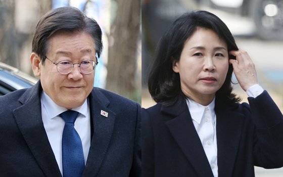 이재명 더불어민주당 대표와 배우자 김혜경 씨. 뉴스1