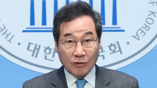 이낙연 새로운미래 공동대표가 4일 오후 3시 광주에서 출마 기자회견을 연다. 사진은 이 대표가 지난달 29일 서울 여의도에서 긴급기자회견을 하고 있는 모습. /사진=뉴스1