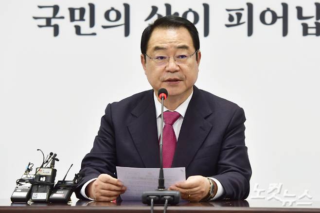 국민의힘 정영환 공천관리위원장. 윤창원 기자