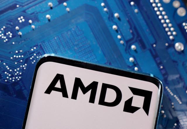 미국 반도체 기업 AMD 로고. 로이터 연합뉴스