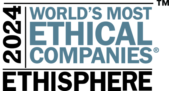 ‘2024 세계에서 가장 윤리적인 기업’ 로고