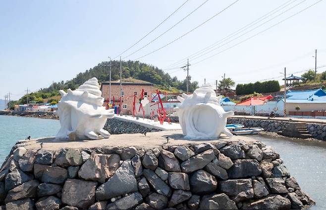 거금도에서 뱃길로 5분 거리인 연홍도 / 사진=고흥군 제공