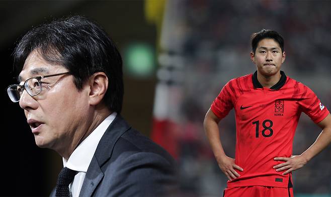 이강인이 논란을 뒤로하고 다시 태극마크를 달았다. 사진=대한축구협회