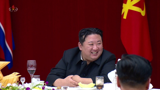 North Korean leader Kim Jong-un attends a Military Foundation Day event in Pyongyang on Feb. 9, 2024. [YONHAP]