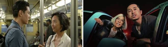 영화 '패스트 라이브즈'(왼쪽)와 넷플릭스 오리지널 시리즈 '성난 사람들'의 한 장면. 사진제공=CJ ENM·넷픓릭스