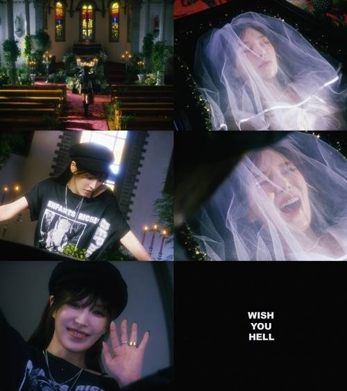 레드벨벳 웬디 MV , 레드벨벳 웬디의 신곡 ‘Wish You Hell’(위시 유 헬) 뮤직비디오 티저가 공개됐다.사진=SM
