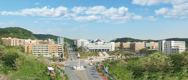 단국대학교 죽전캠퍼스 전경./사진제공=단국대