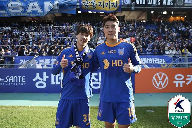 ▲ 33세 나이에 성인 대표팀 꿈을 이룬 울산HD 공격수 주민규. ⓒ한국프로축구연맹