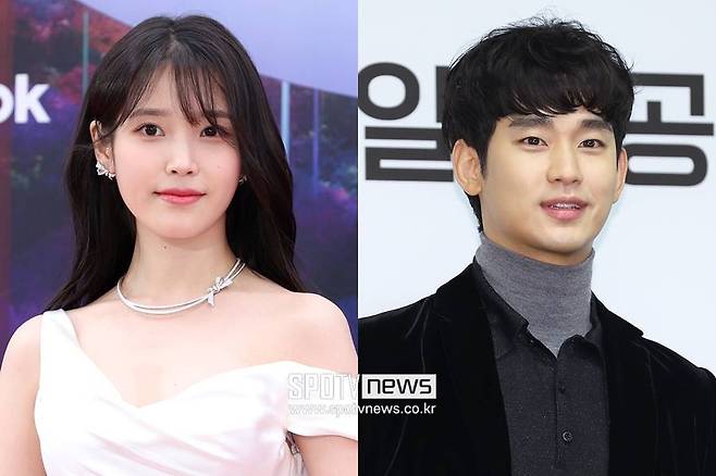 ▲ 아이유(왼쪽), 김수현. ⓒ곽혜미 기자