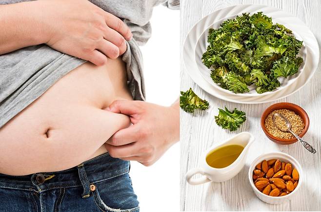 모슬리 박사가 꼽은 5가지 식품은 녹말이 없는 채소, 올리브 오일, 전지방 유제품, 견과류와 씨앗, 저지방 단백질이다. [사진=게티이미지뱅크]