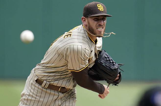 샌디에이고 파드리스 조 머스그로브. AP연합뉴스