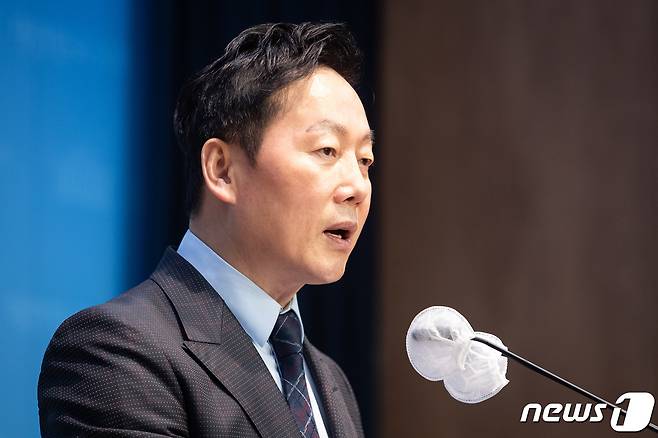 정봉주 더불어민주당 서울 강북을 후보. ⓒ News1 유승관 기자