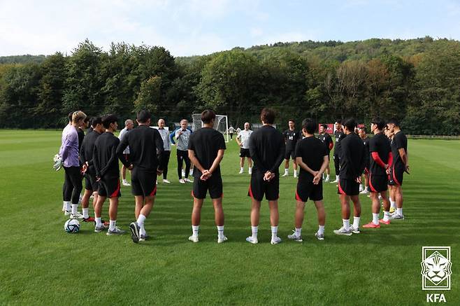 2023 카타르 아시안컵에 참가한 한국 축구대표팀 선수들. /사진=대한축구협회 제공