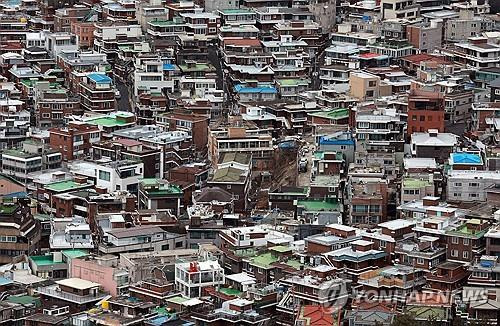 서울의 빌라 밀집지역 모습 [연합뉴스 자료사진]