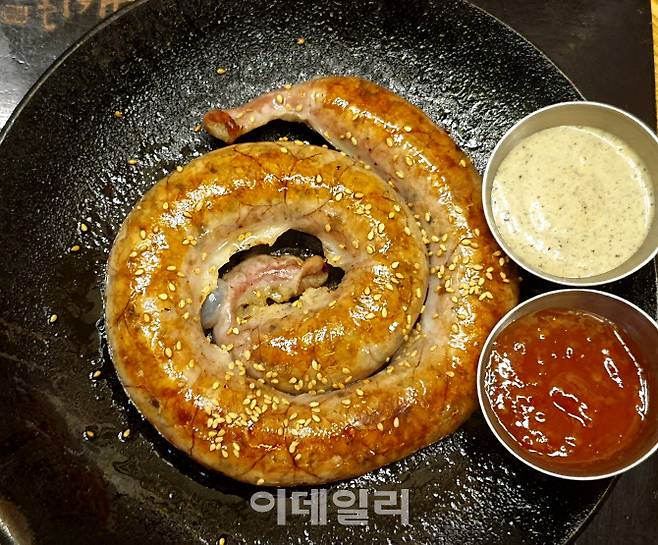 순대실록의 ‘순대 스테이크’
