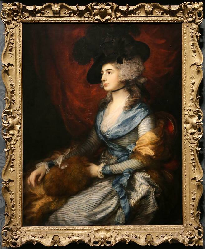 게인즈버러가 그린 사라 시돈스(1785). /내셔널갤러리