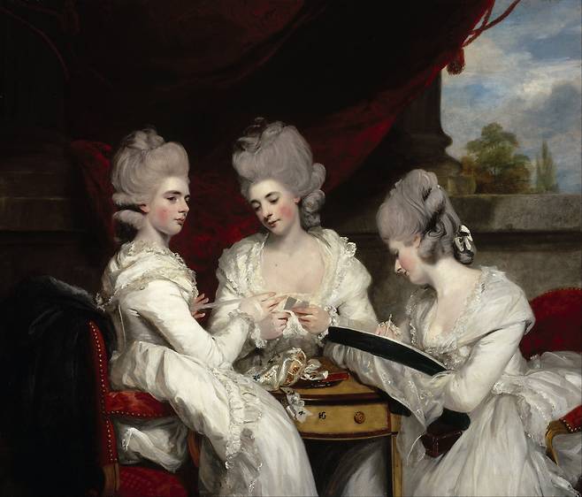 레이놀즈의 월데그레이브가의 숙녀들(1780). /스코틀랜드 국립미술관