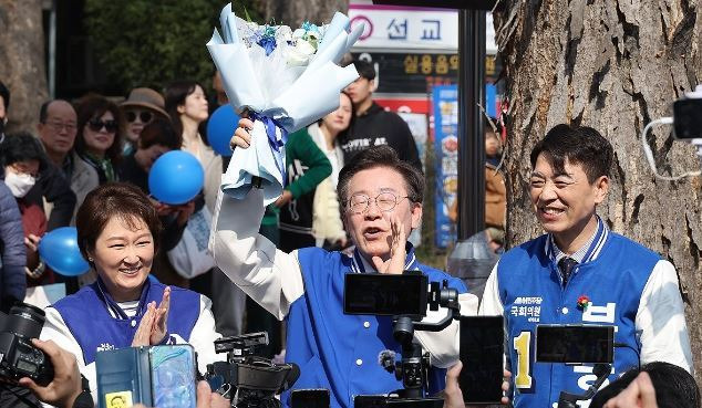 용인 찾은 이재명 대표 / 사진 = 연합뉴스