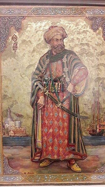 하이르 앗딘 바르바로사의 그림. [사진출처=Fine Art Museum - Algiers]