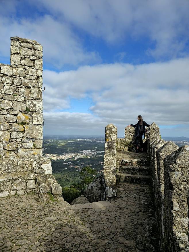 무어인의 성 정상.