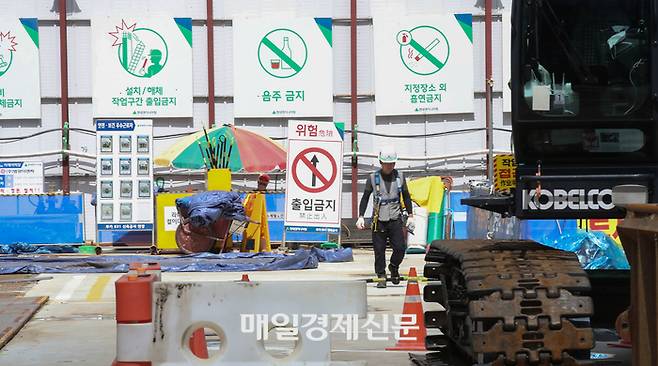 서울의 한 건설현장 모습. 본 기사와 관련 없음 [이충우 기자]