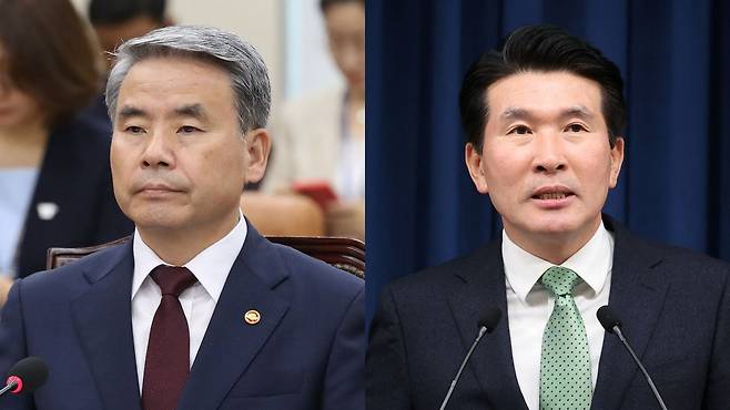 이종섭 호주대사, 황상무 대통령실 시민사회수석./뉴스1·뉴시스