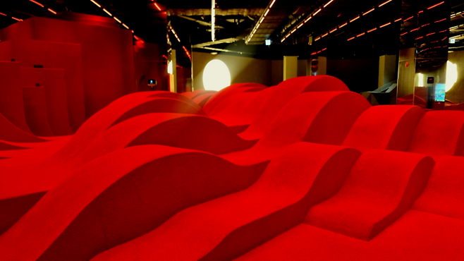 디스커버리 네이처스케이프 동탄점 사막 ‘듄’ 구역 / 사진=김혜성 여행+ 기자