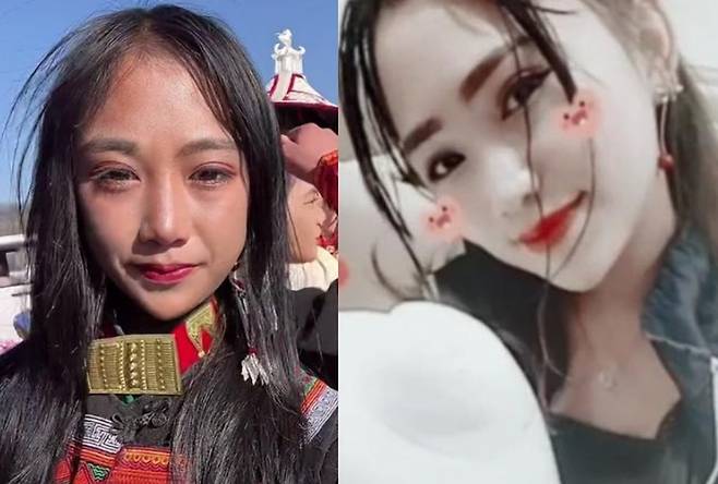 중국에서 ‘가난한 산골처녀’를 내세워 감성팔이로 저질 농산물 등을 판매해 폭리를 취한 중국 인플루언서 일당 54명이 공안에 검거됐다. [사진출처 = 시나닷컴]