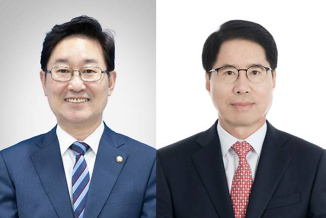 더불어민주당 박범계 후보(왼쪽) 국민의힘 양홍규 후보. 중앙선거관리위원회 제공