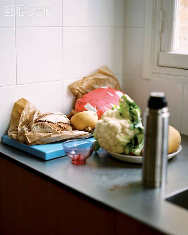 로낭의 주방 한 편.