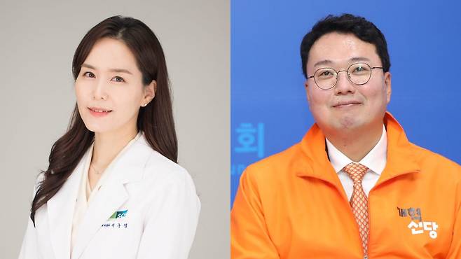 개혁신당 비례대표 후보 1번 이주영 교수, 2번 천하람 변호사./뉴스1
