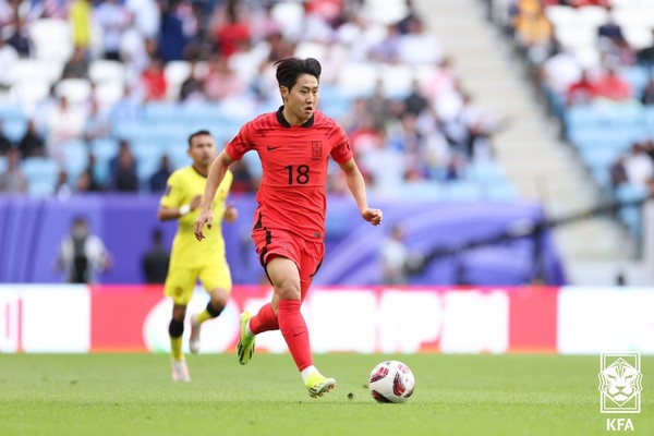 이강인(남자 축구 대표팀). 대한축구협회 제공