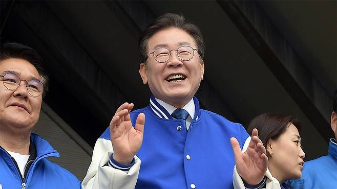 더불어민주당 이재명 대표, 충남 당진전통시장 방문 [공동취재]