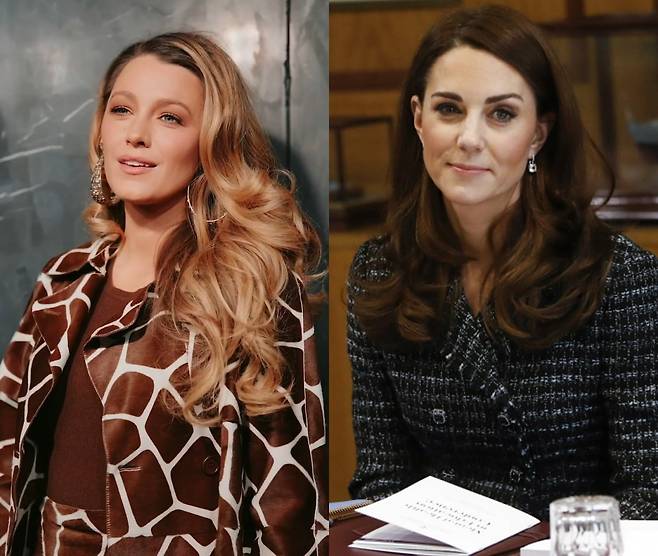 블레이크 라이블리, 케이트 미들턴 / 사진=SNS, 영국 왕실 홈페이지