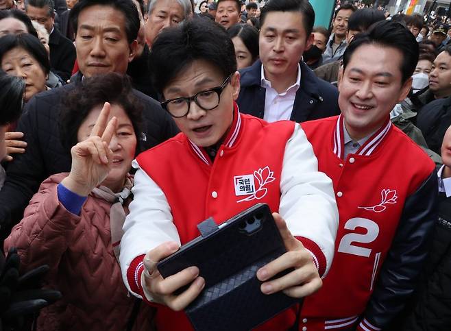 한동훈 국민의힘 총괄선거대책위원장. 뉴스1