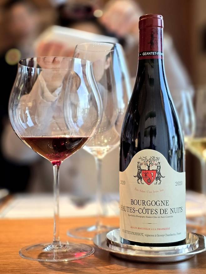 Geantet Pansiot Hautes Cotes de Nuit Rouge. 최현태 기자