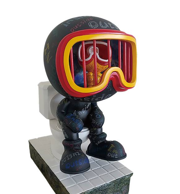 서동진 작가의 《스스로를 가두다》 ⓒ2024 한국미술응원프로젝트展 제공